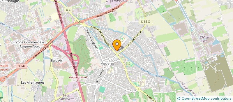 localisation de l'entreprise SCI LOU VENTOUX  VEDENE