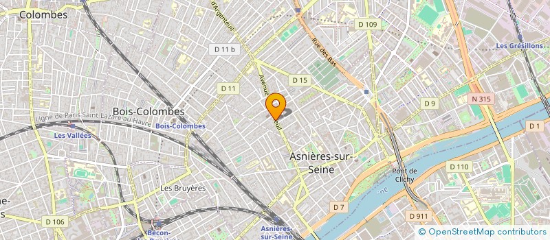 localisation de l'entreprise SCI LOUAD à ASNIERES-SUR-SEINE