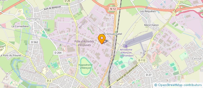 localisation de l'entreprise SCI LOUALU à ALENCON