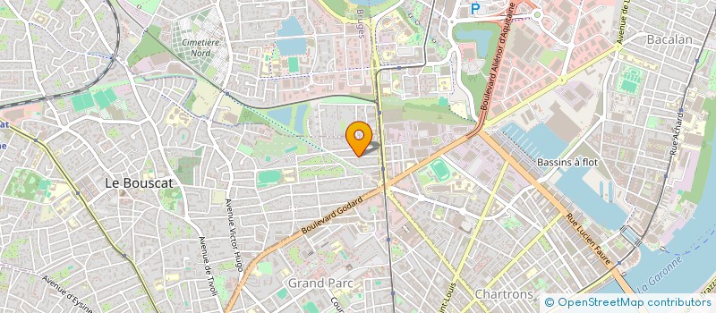 localisation de l'entreprise SCI LOUAMB  LE BOUSCAT