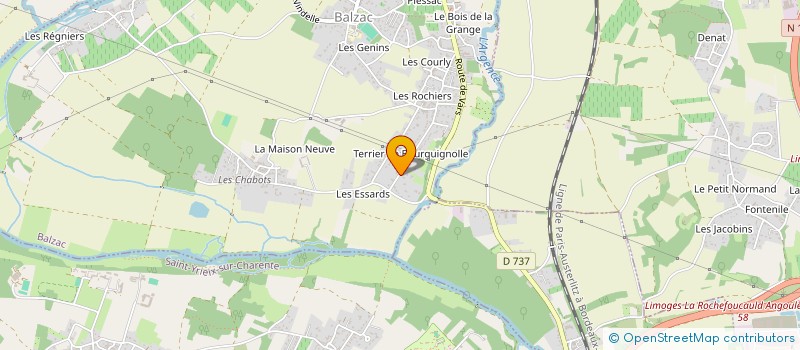 localisation de l'entreprise SCI LOUANNE à BALZAC