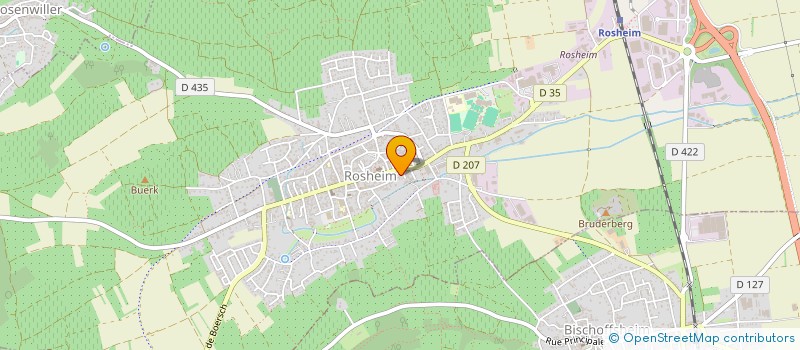 localisation de l'entreprise SCI LOUAREL  ROSHEIM