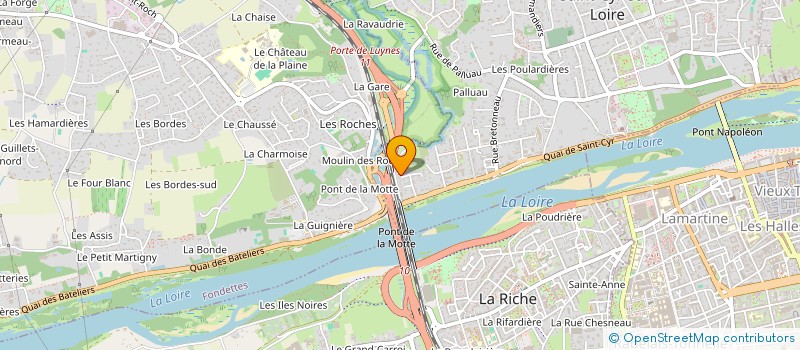 localisation de l'entreprise SCI LOUAULT à SAINT-CYR-SUR-LOIRE