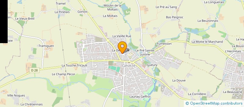 localisation de l'entreprise SCI LOUAZEL  ROMILLE