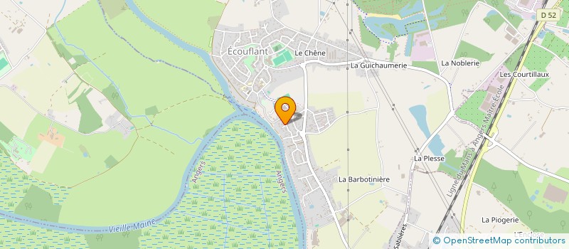 localisation de l'entreprise SCI LOUBAJU  ECOUFLANT