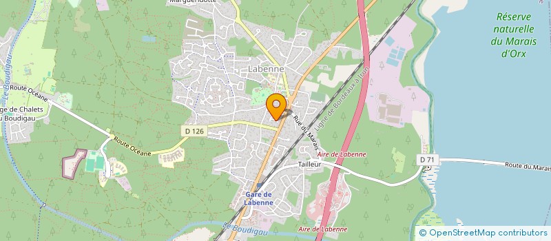 localisation de l'entreprise SCI LOUBASPEY à LABENNE