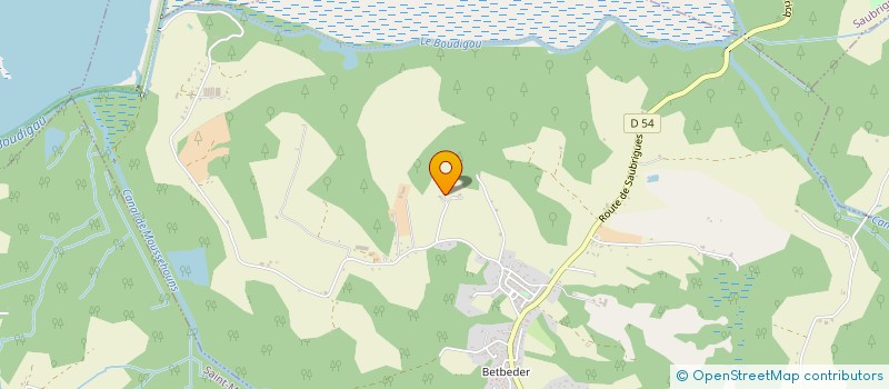 localisation de l'entreprise SCI LOUBERE  SAINT-ANDRE-DE-SEIGNANX