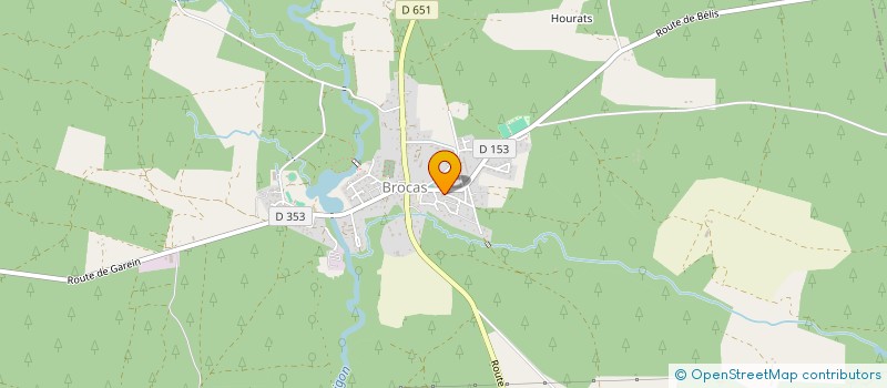 localisation de l'entreprise SCI LOUBERE PORTELA  BROCAS