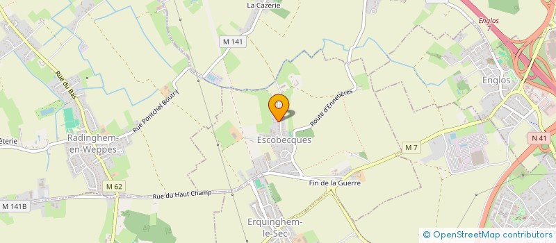 localisation de l'entreprise SCI LOUBERT MOREAU  ESCOBECQUES