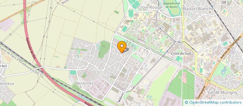 localisation de l'entreprise SCI LOUBES  BEZANNES