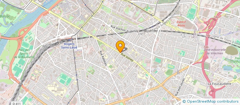 localisation de l'entreprise SCI LOUBES LINDER à ANGERS