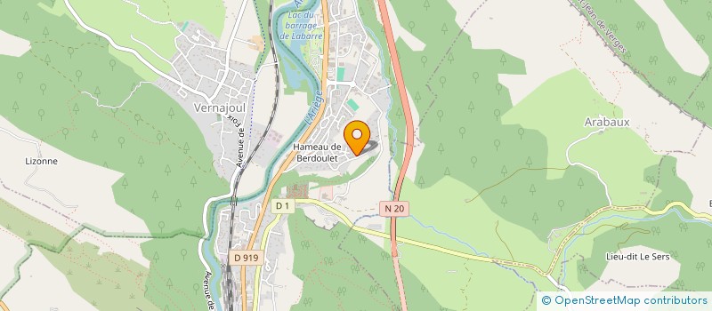 localisation de l'entreprise SCI LOUBESA à FOIX