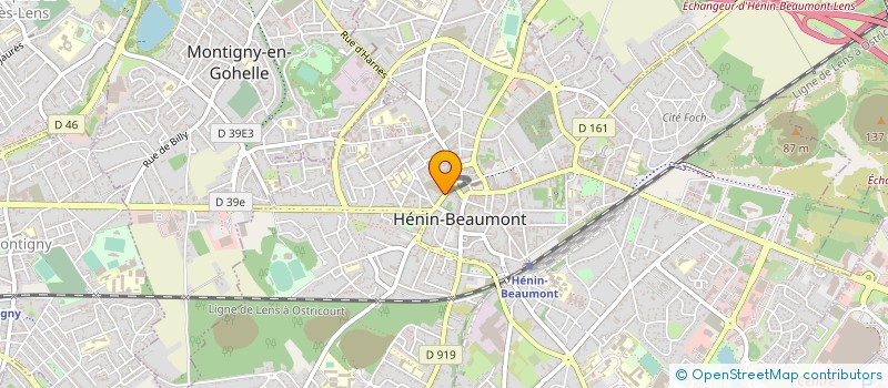 localisation de l'entreprise SCI LOUBET à HENIN-BEAUMONT