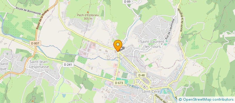 localisation de l'entreprise SCI LOUBINE  SAINT-LAURENT-LES-TOURS