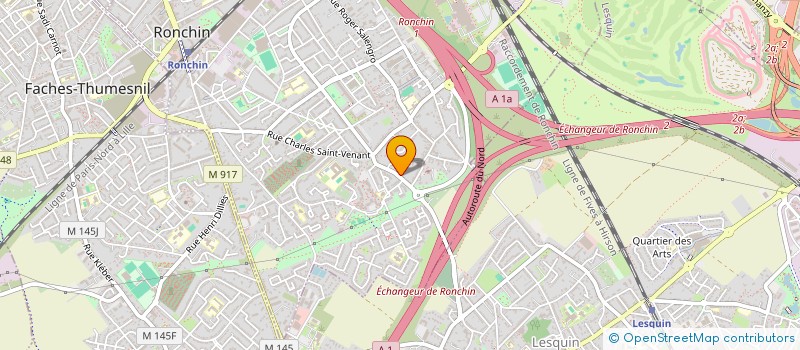 localisation de l'entreprise SCI LOUBNABEL  RONCHIN