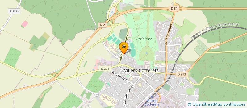 localisation de l'entreprise SCI LOUBRY à VILLERS-COTTERETS