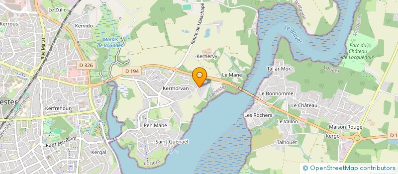 localisation de l'entreprise SCI LOUCA  LANESTER