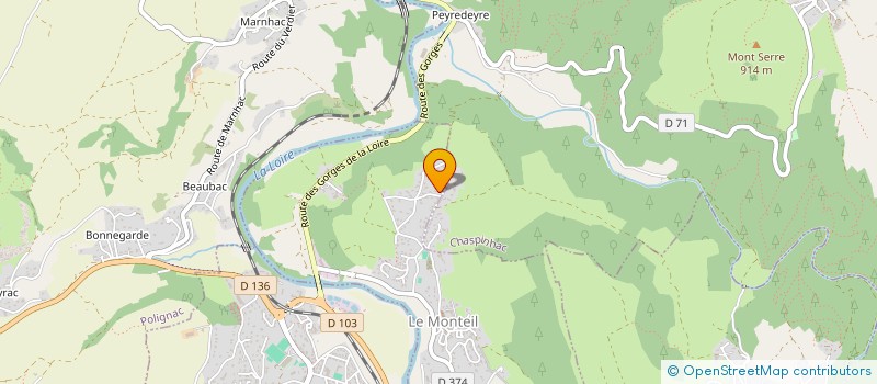 localisation de l'entreprise SCI LOUCA à LE MONTEIL