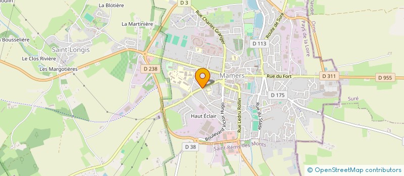 localisation de l'entreprise SCI LOUCAMROXANA  MAMERS