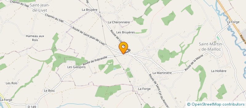 localisation de l'entreprise SCI LOUCAN  SAINT-GERMAIN-DE-LIVET