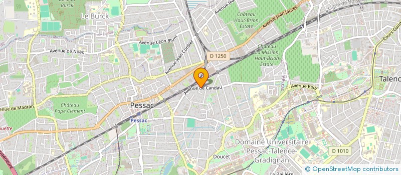 localisation de l'entreprise SCI LOUCAS  PESSAC