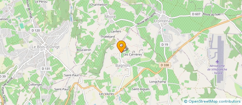 localisation de l'entreprise SCI LOUCEROS 2  FRONTENAS