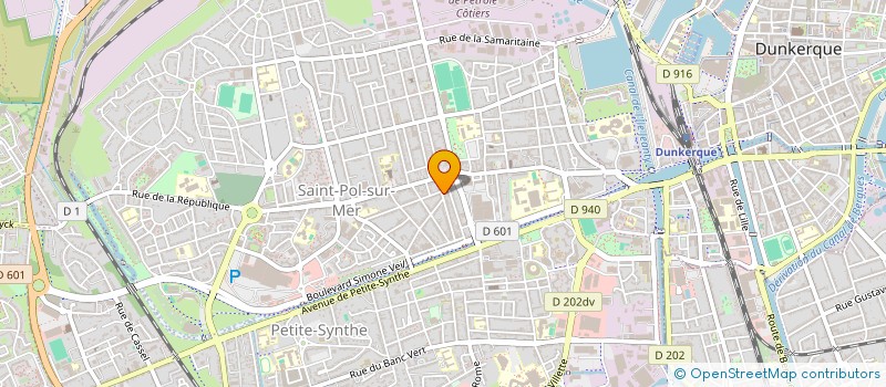 localisation de l'entreprise SCI LOUCHAI à DUNKERQUE