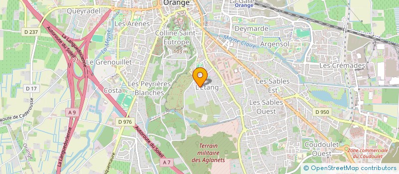 localisation de l'entreprise SCI LOUCHALE  ORANGE