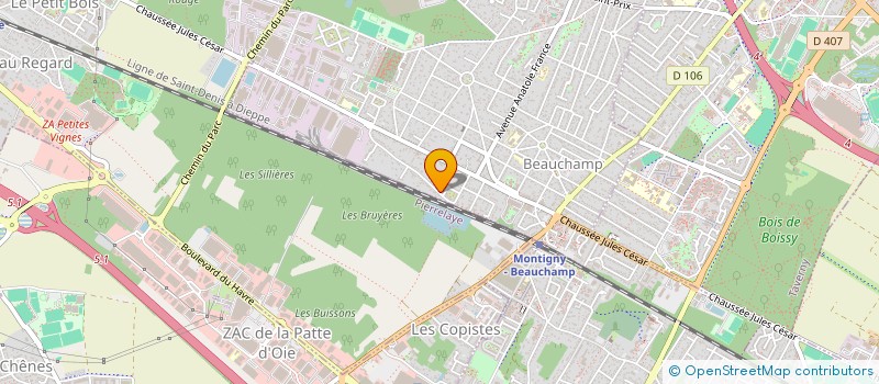 localisation de l'entreprise SCI LOUCHEL INVEST  BEAUCHAMP