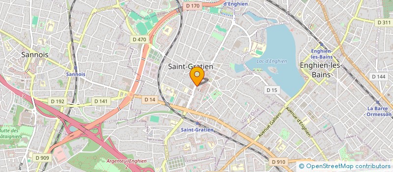 localisation de l'entreprise SCI LOUCHKI  SAINT-GRATIEN