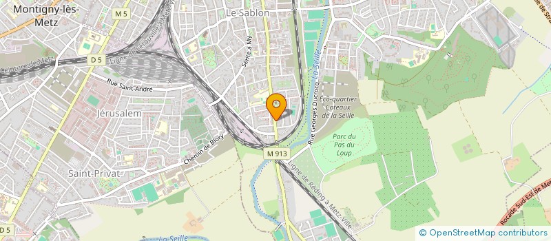 localisation de l'entreprise SCI LOUCHOU  METZ