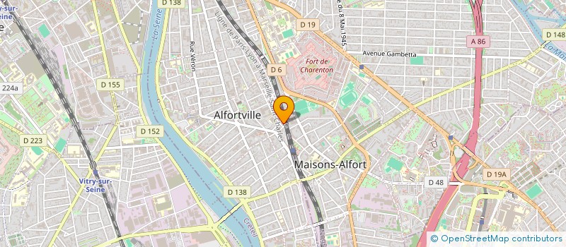 localisation de l'entreprise SCI LOUCINE à ALFORTVILLE