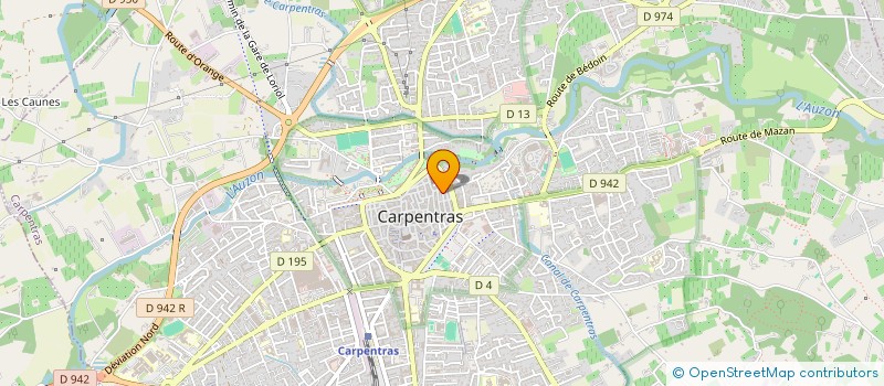 localisation de l'entreprise SCI LOUCLA  CARPENTRAS