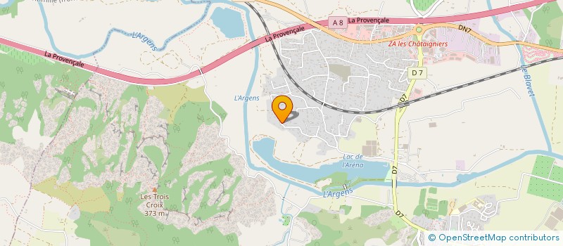 localisation de l'entreprise SCI LOUCV à ROQUEBRUNE-SUR-ARGENS