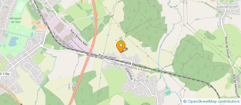 localisation de l'entreprise SCI LOUDAM  KUNTZIG