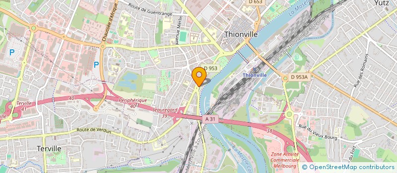 localisation de l'entreprise SCI LOUDEN à THIONVILLE
