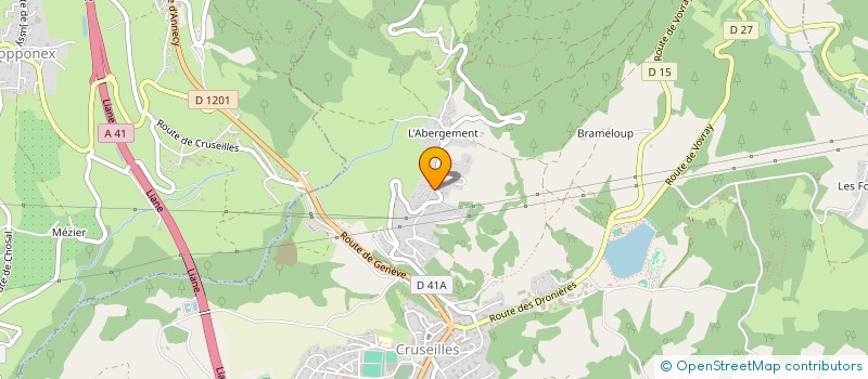 localisation de l'entreprise SCI LOUDENOT  CRUSEILLES