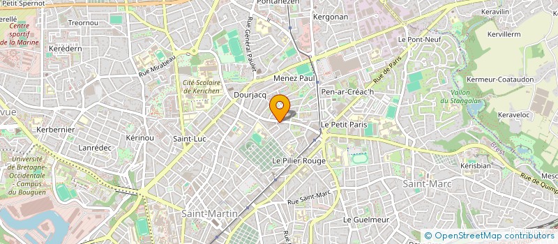 localisation de l'entreprise SCI LOUDET LETURGIE  BREST