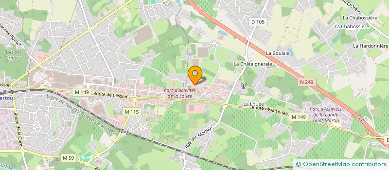 localisation de l'entreprise SCI LOUEE DECOR ENVIRONNEMENT  BASSE-GOULAINE