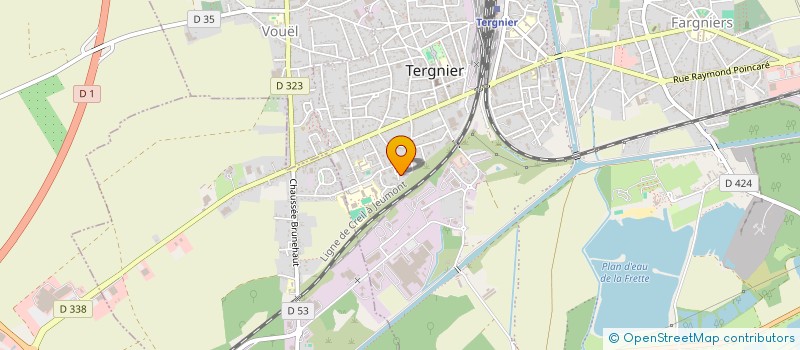 localisation de l'entreprise SCI LOUEM à TERGNIER