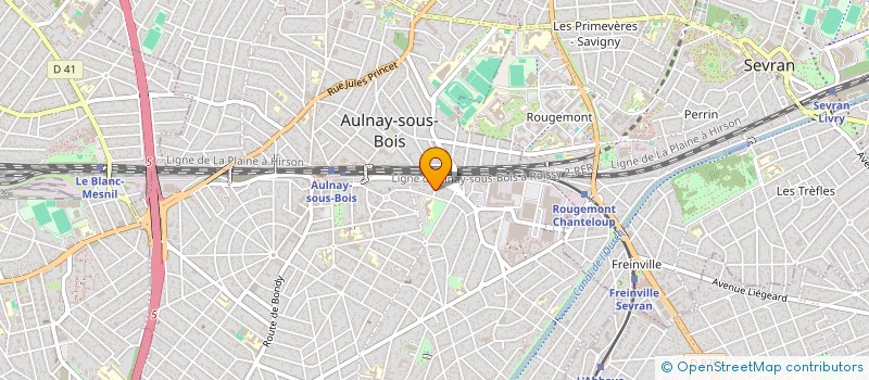 localisation de l'entreprise SCI LOUET à AULNAY-SOUS-BOIS