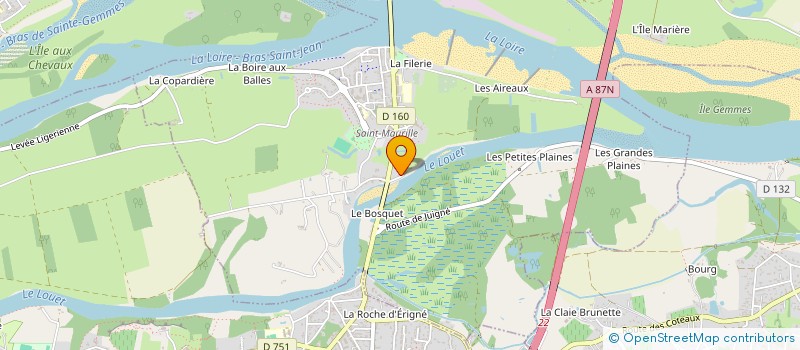 localisation de l'entreprise SCI LOUET'CO  LES PONTS-DE-CE