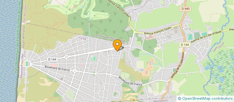 localisation de l'entreprise SCI LOUFANO  CUCQ