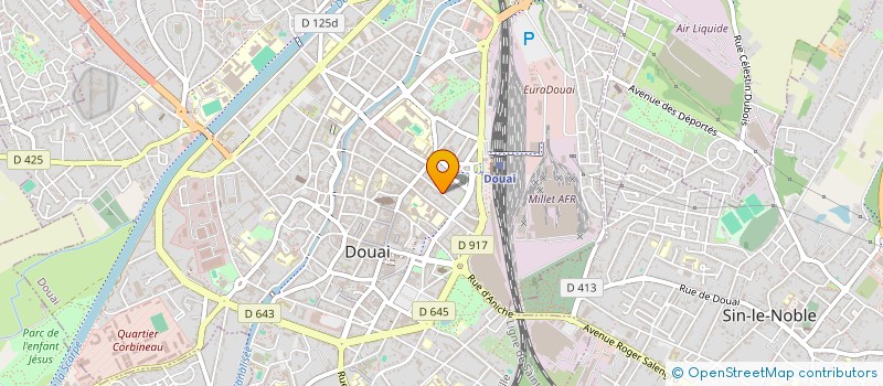 localisation de l'entreprise SCI LOUFRANDRIA à DOUAI