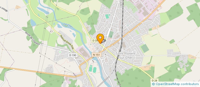 localisation de l'entreprise SCI LOUGLAYAL  SAINT-FLORENT-SUR-CHER