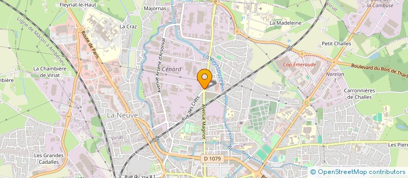 localisation de l'entreprise SCI LOUHANS 15 à BOURG-EN-BRESSE