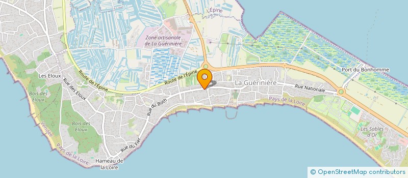 localisation de l'entreprise SCI LOUICHE  LA GUERINIERE