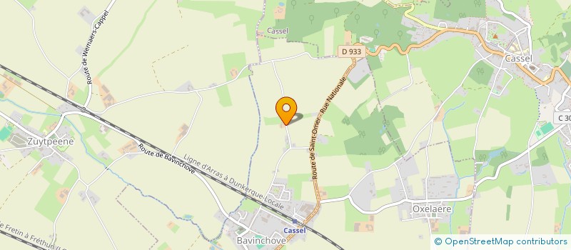 localisation de l'entreprise SCI LOUIMMO  BAVINCHOVE