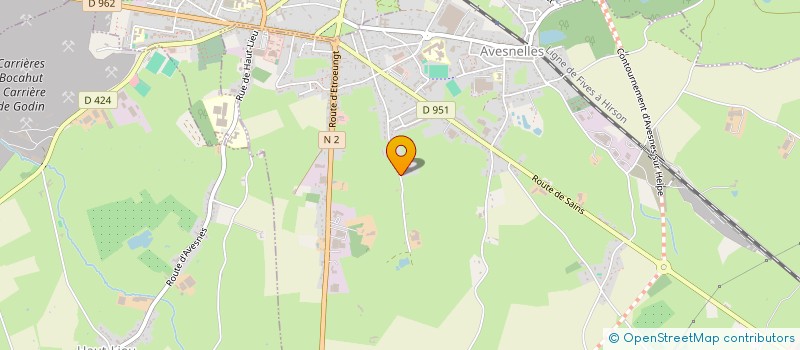 localisation de l'entreprise SCI LOUINE  AVESNELLES