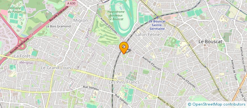 localisation de l'entreprise SCI LOUINES  BORDEAUX